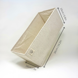 storage boxe foldable organiser medium for clothes fitting for Ikea nordli drawers made with natural fibre containing cotton and linen eco friendly durable reusable 